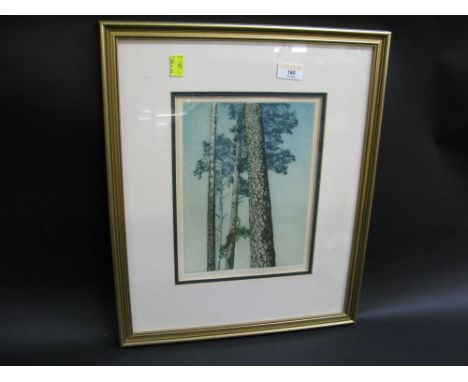 Limited edition print of trees