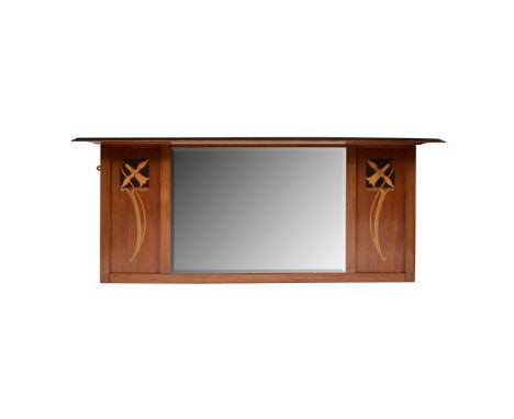 M. H. BAILLIE SCOTT (1865-1945) (ATTRIBUTED DESIGNER) FOR JOHN P. WHITE (ATTRIBUTED MAKER) ARTS &amp; walnut, with marquetry 