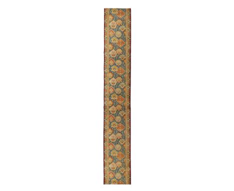 BRUCE J. TALBERT (1838-1881) (ATTRIBUTED DESIGNER) POSSIBLY FOR TEMPLETON'S, GLASGOW&nbsp;CARPET RUNNER, CIRCA the blue groun