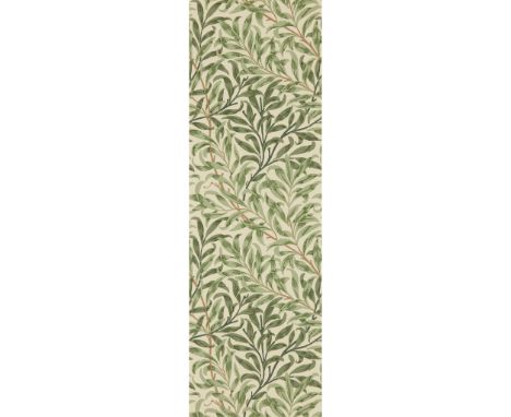 WILLIAM MORRIS (1834-1896) FOR MORRIS &amp; CO. ‘WILLOW BOUGHS’, FRAMED ORIGINAL WALLPAPER PANEL, CIRCA hand-blocked paper, p