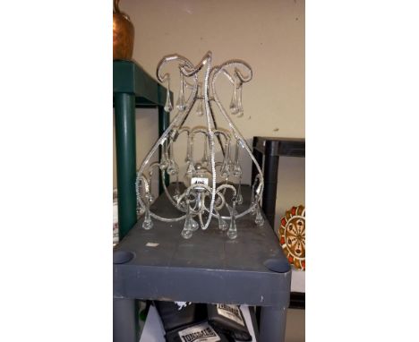 A retro chandelier/ceiling light lamp shade