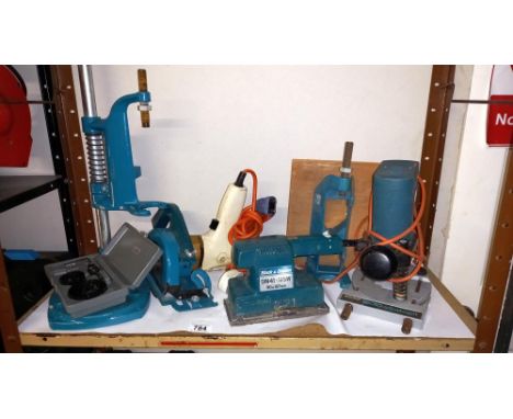 A selection of electrical hand tools COLLECT ONLY