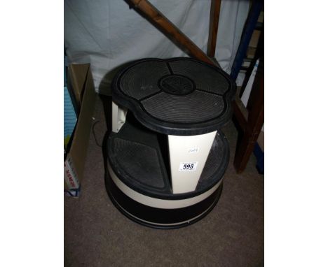 An elephant foot kick step stool COLLECT ONLY
