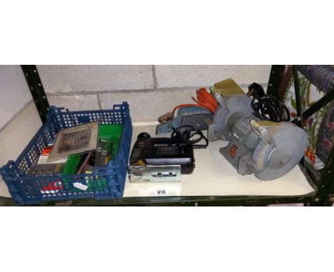 Black &amp; Decker jigsaw &amp; blades, bench grinder &amp; planer COLLECT ONLY