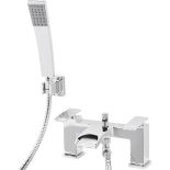 Boxed GoodHome Kellan (2TH) Shower mixer Tap. - S1.2. RRP £150.00.