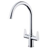 Boxed Cooke & Lewis Kigal Chrome effect Kitchen Monobloc Tap. - S1.2.