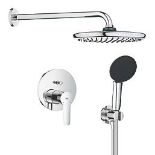 Boxed Grohe Start HP Rear-Fed Concealed Chrome Thermostatic Shower System. - R14.12. RRP £419.99.
