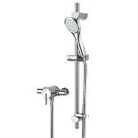 Boxed Bristan Sonique Rear-Fed Exposed Chrome Thermostatic Mixer Shower. - S1.3. RRP £219.99.