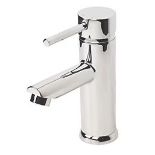 Boxed Swirl Essential Chrome 145mm Cloakroom Lever Mono Basin Mixer Tap With Clicker Waste. - S1.2.