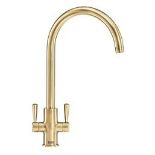 Boxed Franke Ascona Kitchen Tap Brass. - S1.3. RRP £219.00.