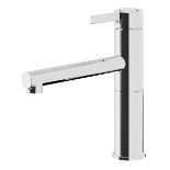 Boxed GoodHome Morita Chrome-plated Kitchen Top lever Tap. - S1.2.