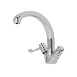Boxed Aubery Chrome effect Kitchen Monobloc Tap. - S1.2.