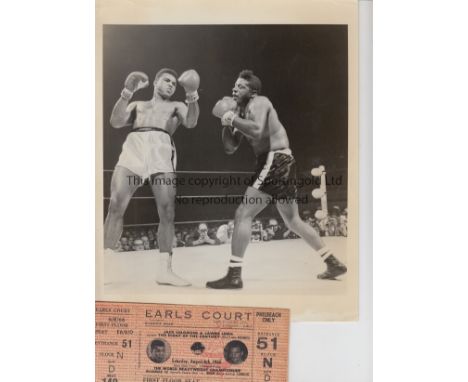 BOXING - MUHAMMAD ALI   Selection of items involving Muhammad Ali including ticket for title fight v Brian London 6/8/66 at E