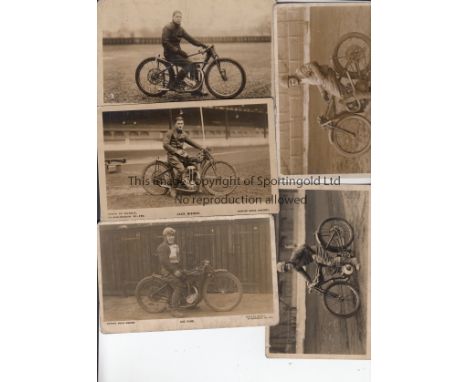 SPEEDWAY - STAMFORD BRIDGE Eight exceptionally rare postcards of the second year of organised speedway 1929. The cards are of