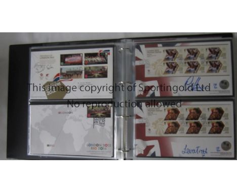 LONDON OLYMPICS 2012   Superb collection of items from the London Olympic Games 2012 housed in a binder and including several