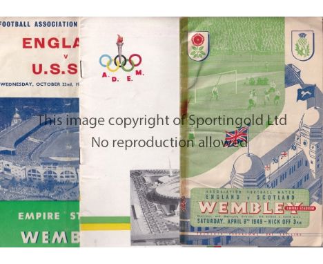 FOOTBALL PROGRAMME MISCELLANY       Approximately 100 programmes including Burnley v Middlesbrough 46/7 FA Cup heavily crease