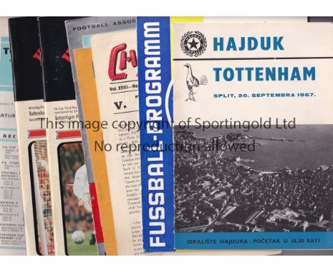 TOTTENHAM HOTPSUR     Eleven miscellaneous items including a Weekly Herald brochure "Spurs In Action - A Pictorial Survey of 