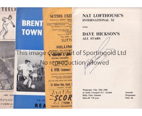 NON LEAGUE    A collection of 21 Non League programmes to include Amateur Cup Finals at Wembley 1957 (with songsheet),1958,19
