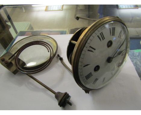 GOOD QUALITY 19TH CENTURY FRENCH CLOCK MOVEMENT WITH ENAMEL DIAL 