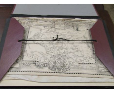 FOLDER CONTAINING MIXED UNFRAMED PRINTS, PICTURES ETC 