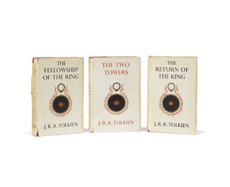 TOLKIEN (J.R.R.)The Lord of the Rings, 3 vol., FIRST EDITION, FIRST IMPRESSIONS,  without 'sagging text' and signature mark '