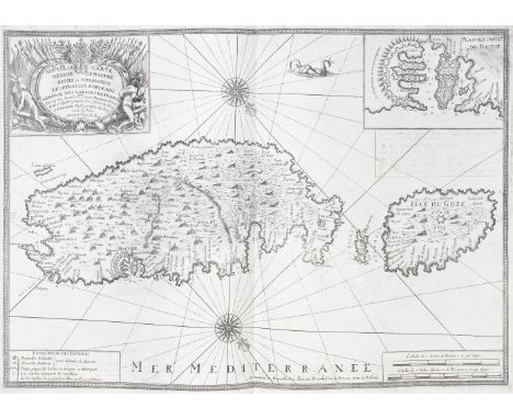 MICHELOT (HENRI) AND LAURENT BRÉMONDAn untitled collection of 16 charts of the Mediterranean,  16 double-page charts engraved