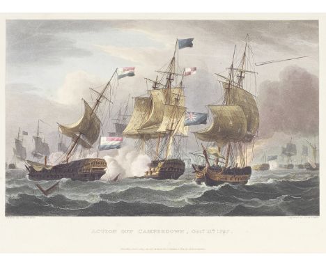 JENKINS (JOHN)The Naval Achievements of Great Britain, from the Year 1793 to 1817,  engraved pictorial title, 55 hand-coloure