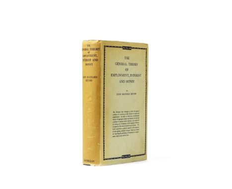 KEYNES (JOHN MAYNARD)The General Theory of Employment Interest and Money, FIRST EDITION,  publisher's blue cloth, gilt letter