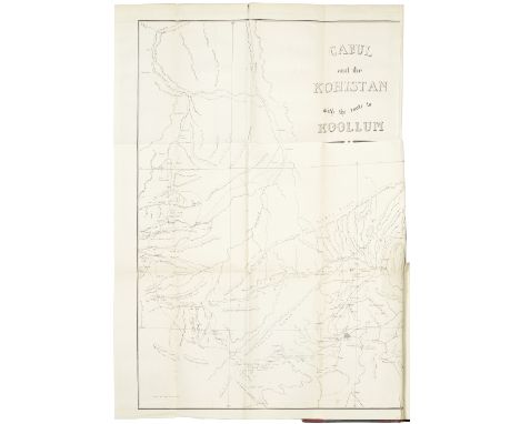 AFGHANISTANBURSLEM (ROLLO) A Peep into Toorkhisthan, FIRST EDITION,  4 lithographed plates (one folding), one folding lithogr