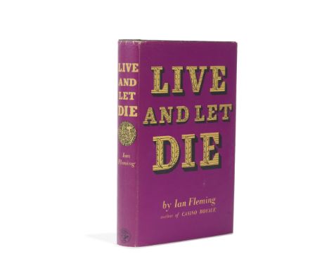 FLEMING (IAN)Live and Let Die, FIRST EDITION,  a few light spots to half-title, final leaf of text and endpapers, publisher's