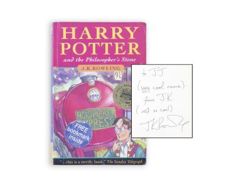 ROWLING (J.K.)Harry Potter and the Philosopher's Stone, FIRST EDITION, 17th printing, INSCRIBED BY THE AUTHOR on half-title '