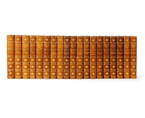 BINDINGSSWIFT (JONATHAN) The Works, 19 vol., LIMITED TO 750 SETS,  titles printed in red and black, contemporary half morocco