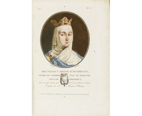 SERGENT-MARCEAU (ANTOINE FRANCOIS)Portraits des grandes hommes, femmes illustres, et sujets mémorables de France. Gravés et i