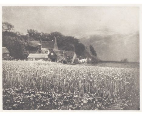PHOTOGRAPHY - GEORGE DAVISONA group of 9 vintage photogravures, including views of Harlech, 'The Onion Field', and southern F