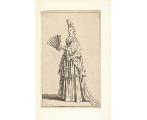 LE CLERC (SÉBASTIEN)Traité de géométrie theorique et pratique,  illustrated frontispiece, engraved vignette on title, 48 fold