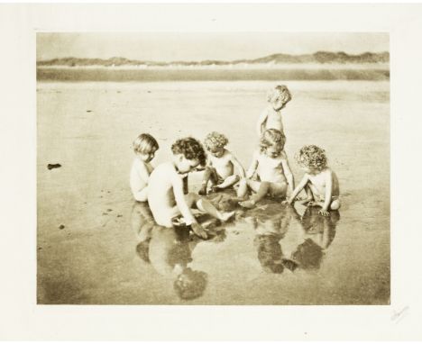 PHOTOGRAPHY - GEORGE DAVISONDAVISON (GEORGE) A group of 6 vintage photogravures, including views of Harlech Castle, the bay a