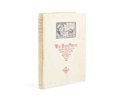 WILDE (OSCAR)The Happy Prince and Other Tales, FIRST EDITION,  half-title, 3 plates by Walter Crane, decorative head- and tai