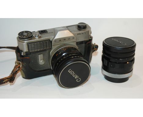 A Canonflex camera with additional 35/2.5 lens Condition Report: Available upon request