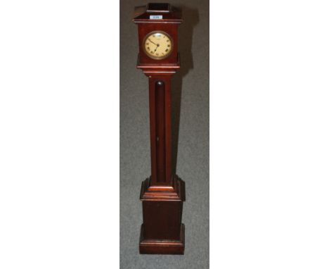 A miniature longcase clock in mahogany case, 102cm high Condition Report: Available upon request