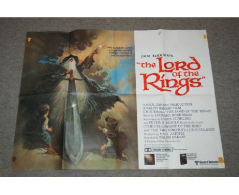 Two original Lord of the Rings quad film posters, 76 x 101cm Condition Report: Available upon request
