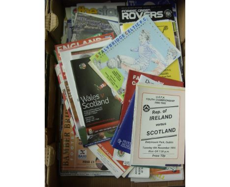 Large collection of minor cups, representative fixtures etc. Many Non League, first &amp; lasts, minor internationals, welsh 