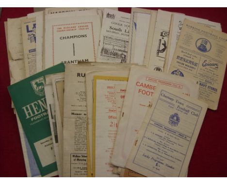 A collection of 235 different 1950s &amp; 1960s Non League football programmes. Wide variety of clubs spread evenly throughou