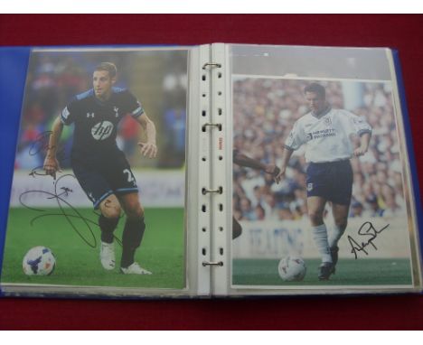 Tottenham Hotspur, Autographs, a collection of 72 signed 10" x 8" Photographs, the player include, Greaves, Bale, Ginola, Llo