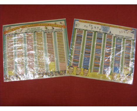 The Valiant Football League Ladders, 1962 The Battle For The Championships &amp; 1964 The Battle For The Seasons Honours.   T