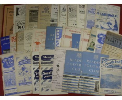 A collection of 31 football programmes in various conditon, to include, 1935/36 Tottenham v Hull (in very good condition), 19