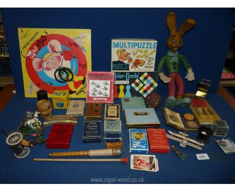 Mickey Mouse Ring Quoits Boxed Game (Chad Valley, 1930s).