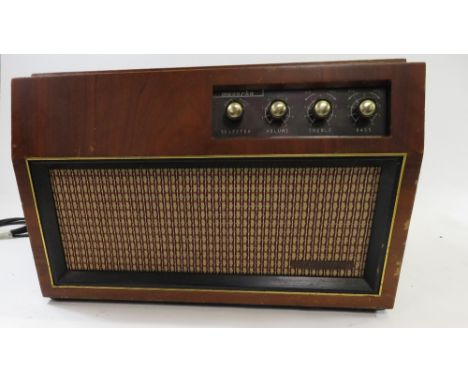 A Garrard record player/turntable model 4HF, with a Mazurka speaker system