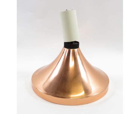 A mid century/vintage brass hanging light