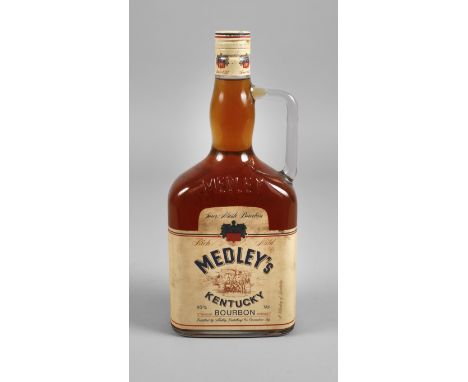 Flasche WhiskeyUSA, bezeichnet Medley's Kentucky Bourbon, Füllmenge 1,5 l, ungeöffneter Originalzustand, Etikett mit Alterssp