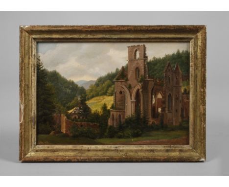 Klosterruine Allerheiligen bei OppenauAnsicht der romantisch zwischen bewaldeten Hügeln gelegenen Klosterruine des ehemaligen